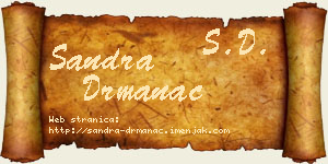Sandra Drmanac vizit kartica